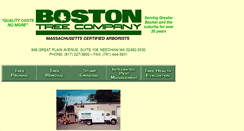 Desktop Screenshot of bostontree.com