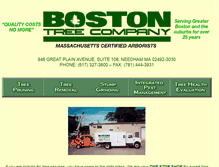Tablet Screenshot of bostontree.com